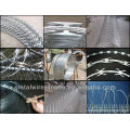 low price 450mm coil diameter concertina razor barbed wire China supplier